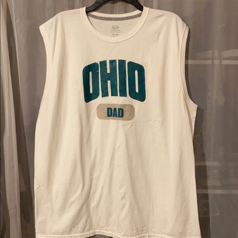Ohio University OU Dad Cut Off Shirt